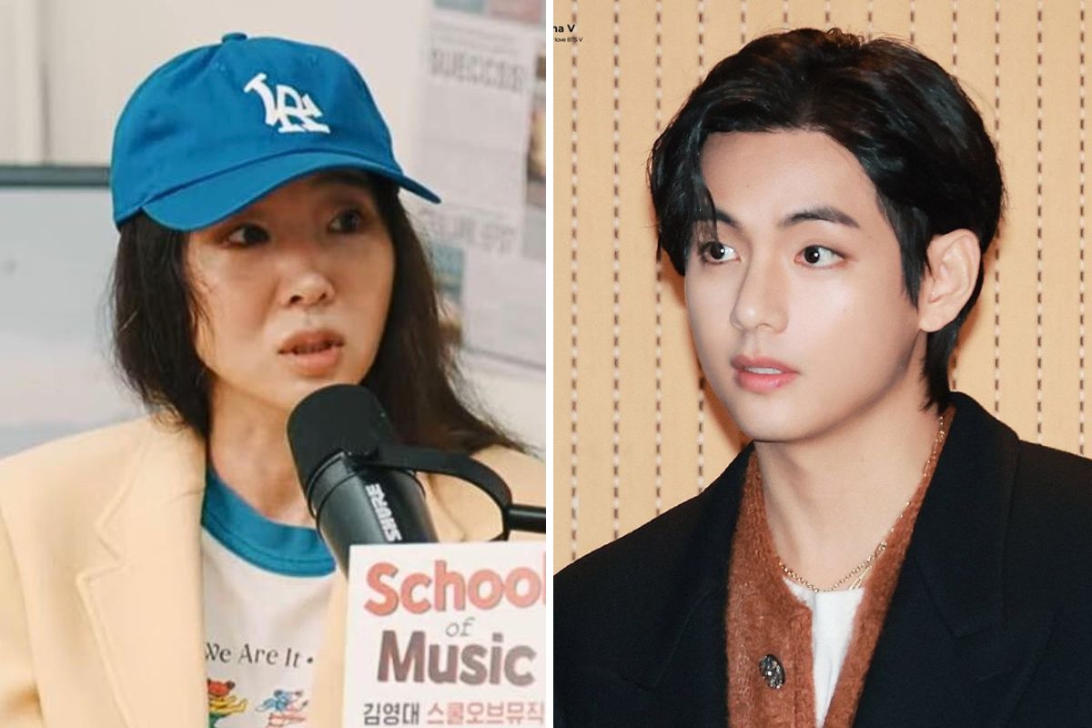 Min Hee Jin từng chia sẻ về mối quan hệ thân thiết với V (BTS). Ảnh: Lotte