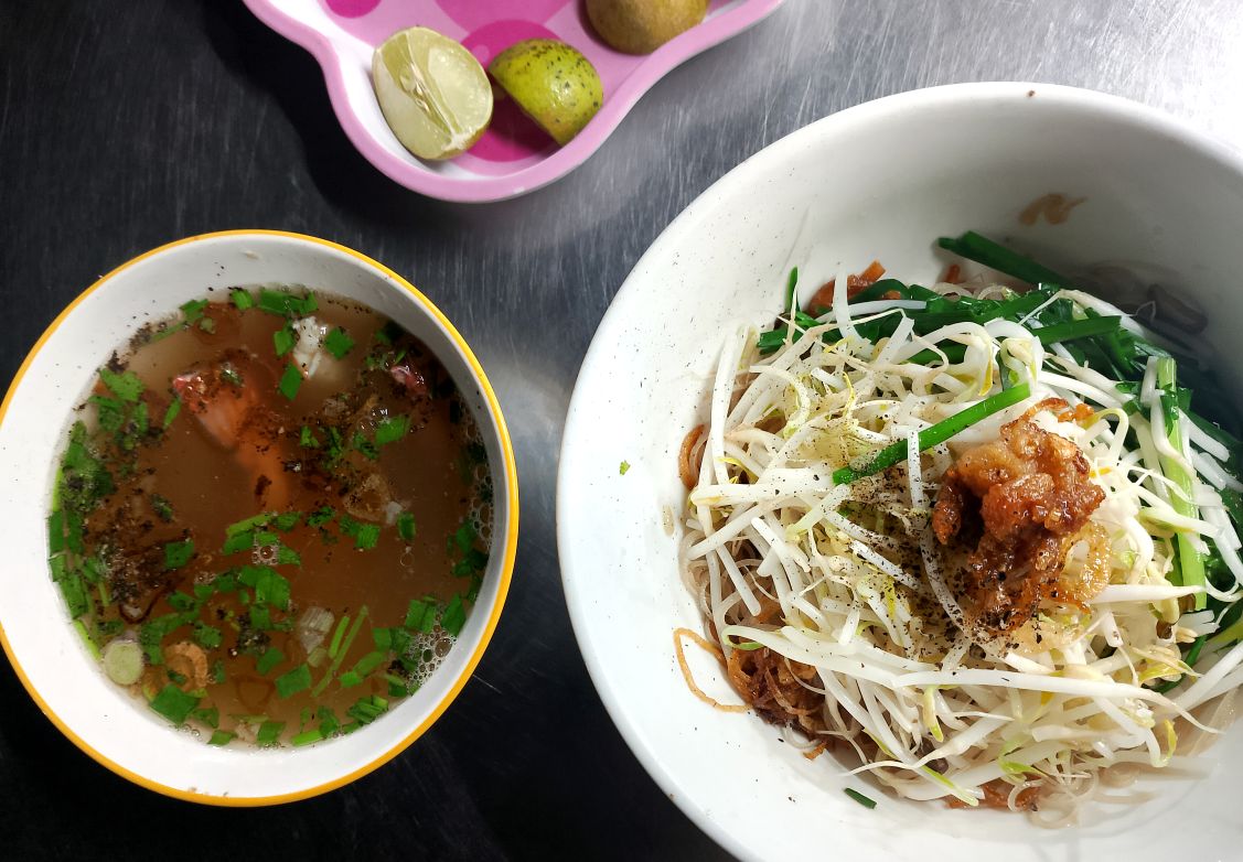 Hủ tiếu khô Mỹ Tho. Ảnh: Thanh Mai 