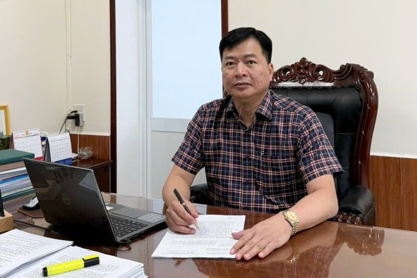 Ông Lê Minh Cường - Ban QLDA đầu tư xây dựng công trình giao thông và nông nghiệp TP Cần Thơ. Ảnh: Tạ Quang