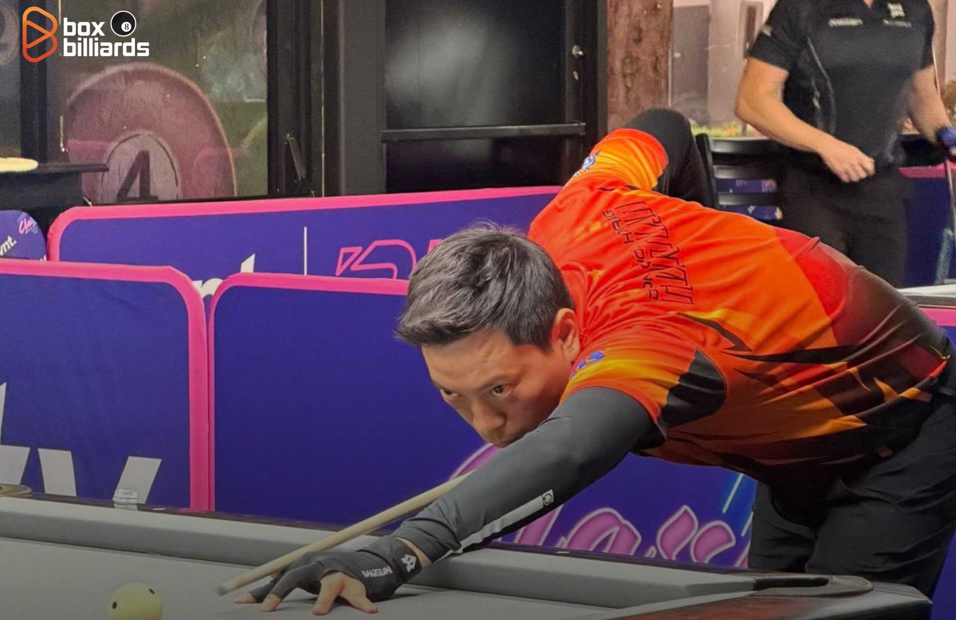 Duong Quoc Hoang wins all matches on the 3rd day, climbing to 2nd place in Premier League Pool 2026. Photo: Box Billiards