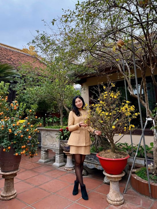 Cựu tuyển nữ bóng chuyền sinh năm 1985 dự định sinh em bé trong năm Bính Ngọ. Ảnh: NVCC