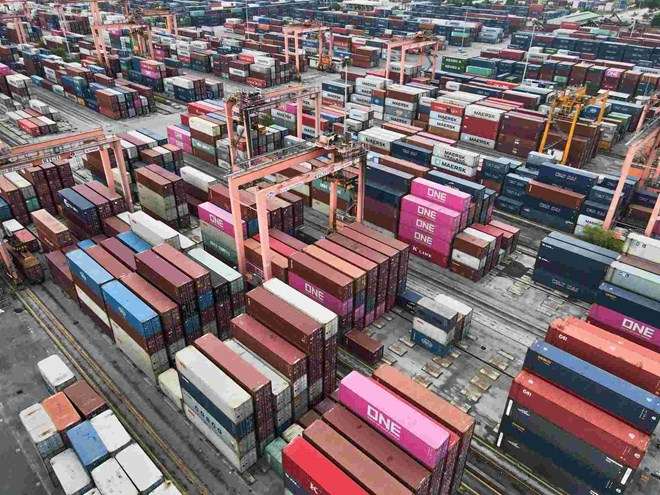 Vietnam's logistics service industry has made quite strong development steps with an average increase of 14 - 16%/year. Photo: Hai Nguyen