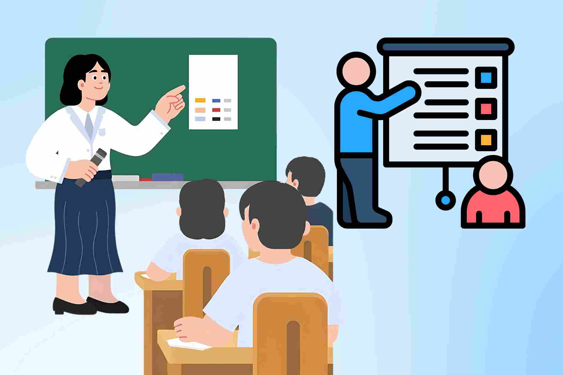 Working hours of teachers teaching continuing education programs