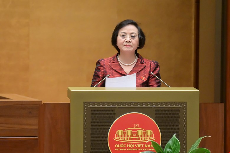 Secretary of the Party Central Committee, Deputy Prime Minister Pham Thi Thanh Tra continues to run for election in constituency No. 1 of Lao Cai province. Photo: Quochoi. vn