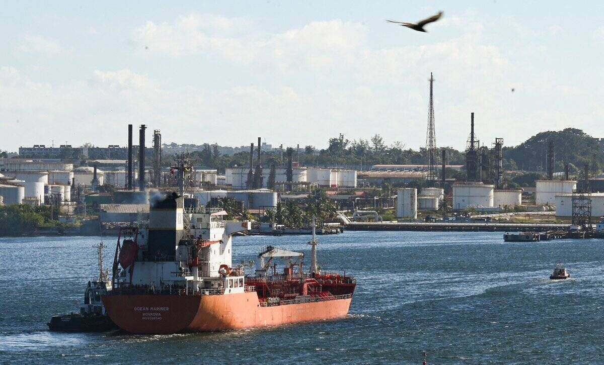 Oil/chemical tanker Ocean Mariner preparing to dock at Havana, Cuba on January 9, 2026. Photo: AFP