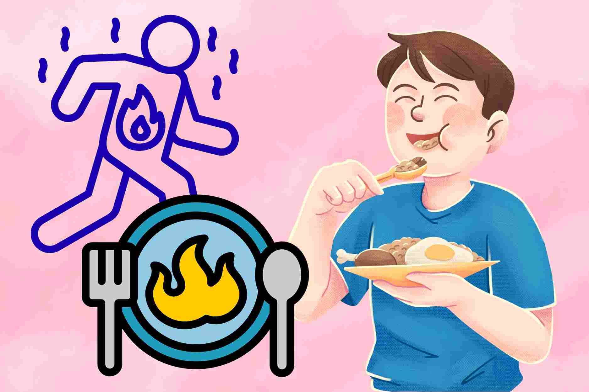 The reason why people who eat a lot are still thin, and people who eat less are fat. Graphics: Thien Nhan