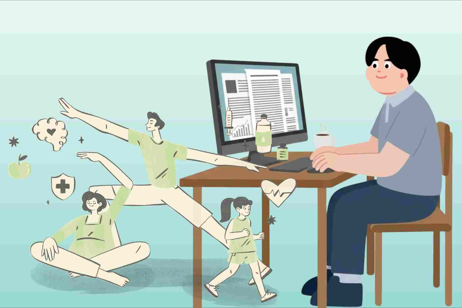 10-minute rule helps reduce the harmful effects of sitting for too long