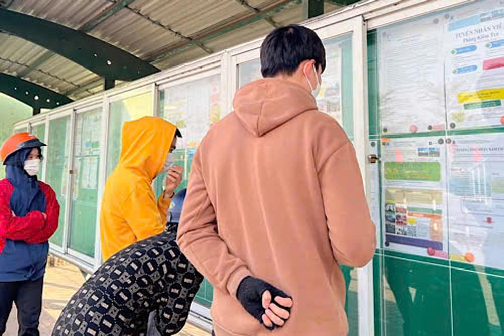 Since the beginning of the new year, workers have had many job opportunities in the industrial park. Photo: Minh Huong