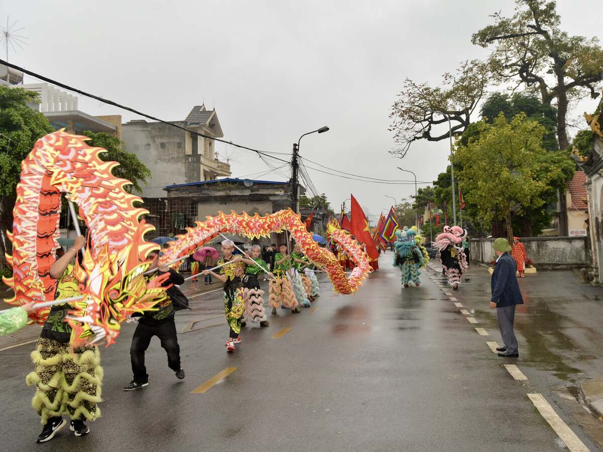 Bach Dang ward organizes the Trang Kenh - Bach Dang traditional festival. Photo: Hai Phong e-Portal