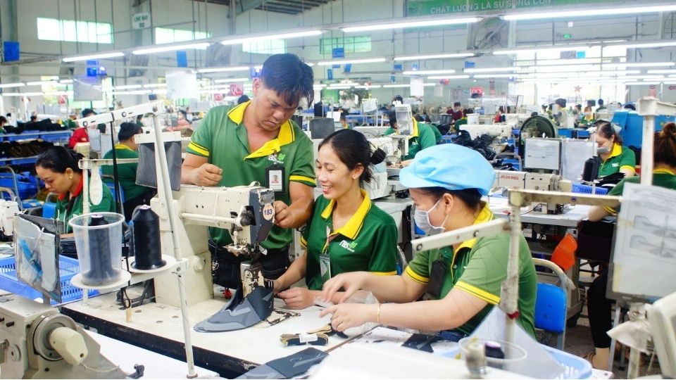 Trade unions coordinate with businesses to deploy recruitment at the beginning of the year. Photo: Hoang Loc