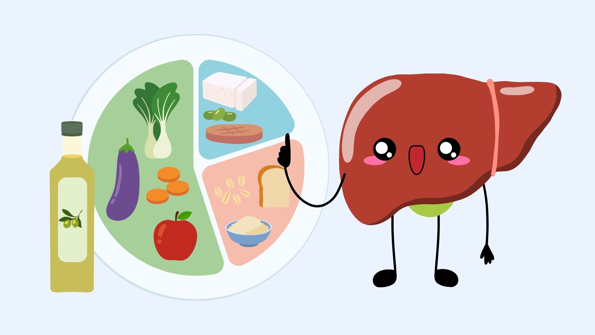 Liver detoxification after Tet with healthy nutrition. Graphics: Phuong Anh
