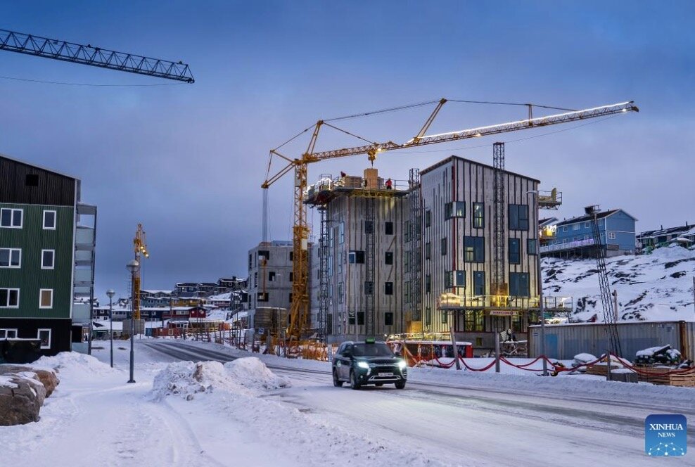 Scene in Nuuk, the capital of Greenland. Photo: Xinhua
