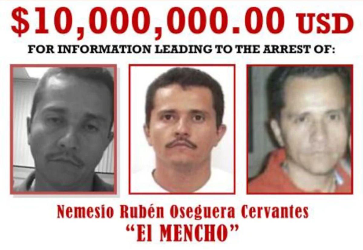 The US Drug Enforcement Administration (DEA) issued an arrest warrant for Nemesio Oseguera Cervantes before this drug lord was eliminated. Photo: DEA