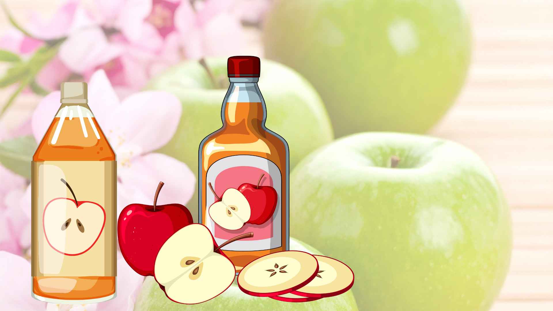 Apple cider vinegar helps detoxify the body and reduce excess fat effectively. Graphic photo: Huong Son