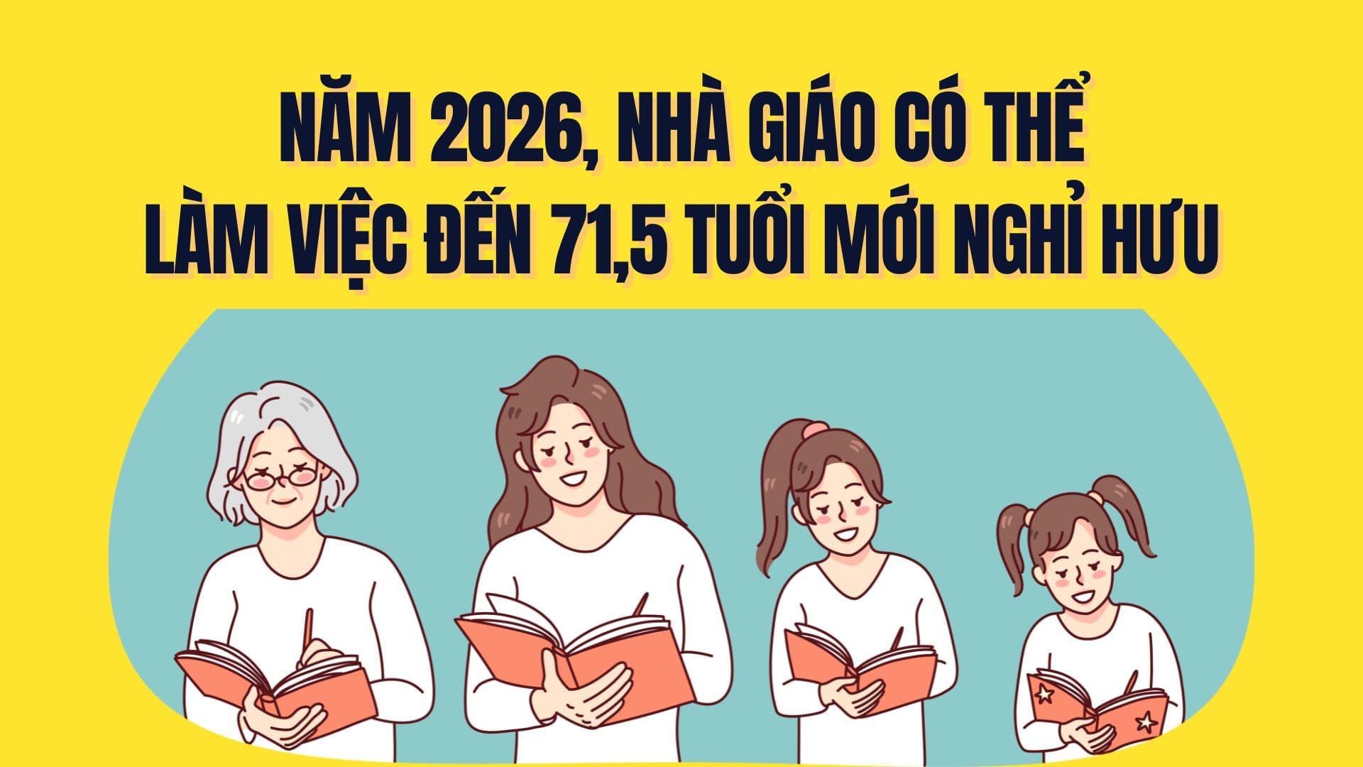 In 2026, teachers can work until 71.5 years old before retiring