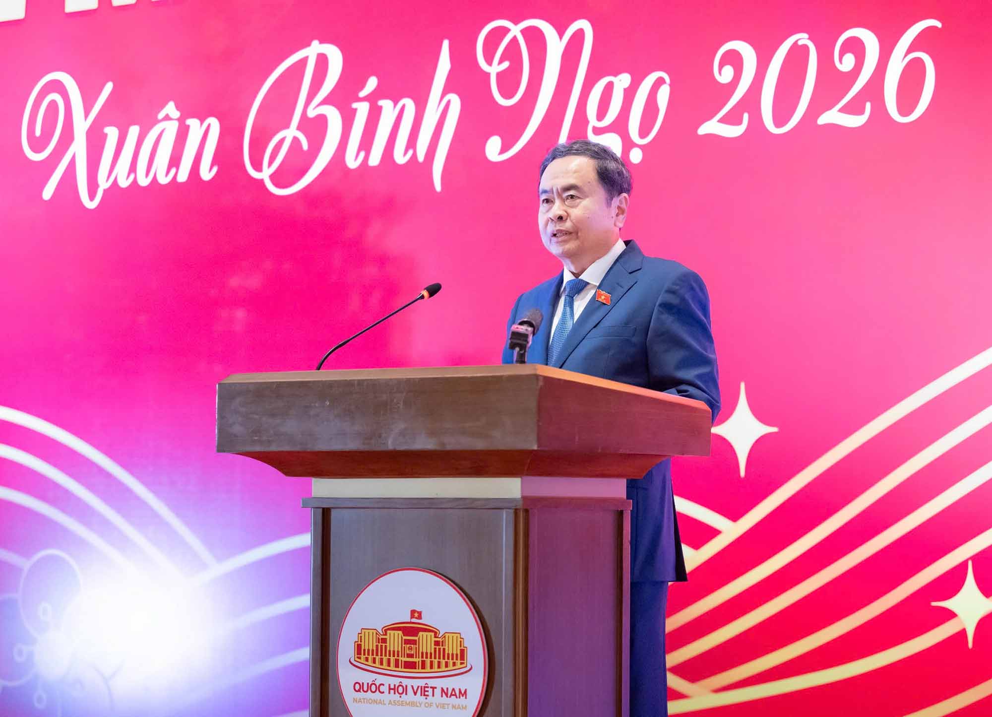 Politburo Member, National Assembly Chairman Tran Thanh Man requested early and remote preparation for the First Session of the 16th National Assembly scheduled to open on April 6. Photo: Vu Hieu.