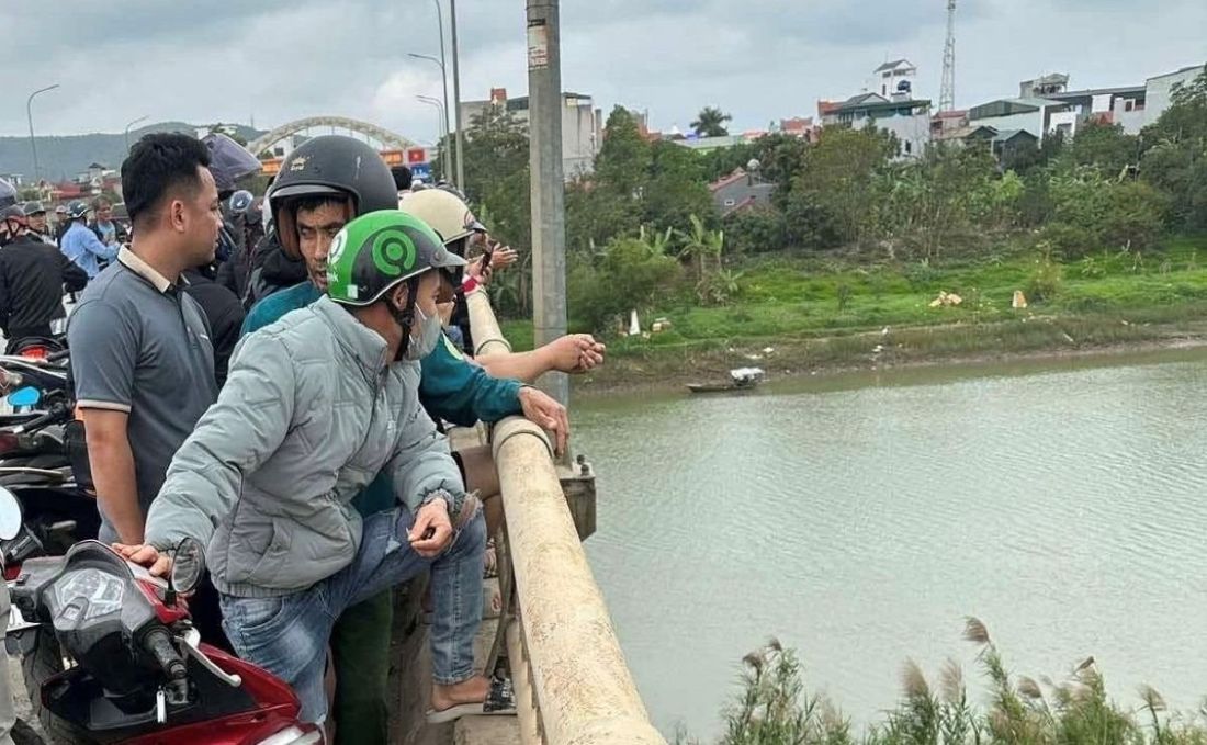 Cầu Lèn - nơi nam thanh niên để lại thư tuyệt mệnh rồi nhảy cầu tự tử. Ảnh người dân cung cấp