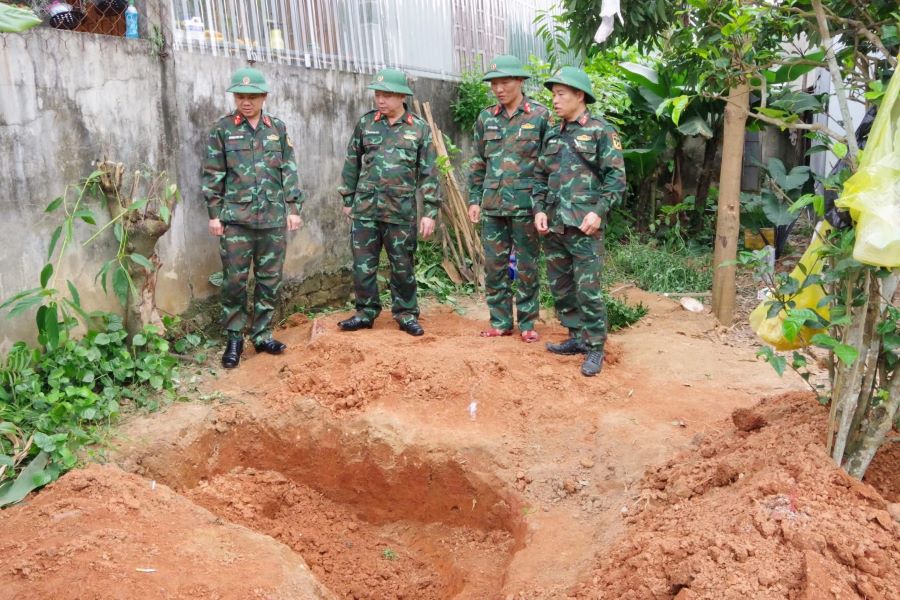 Đội tìm kiếm, quy tập Sư đoàn 968 sẽ mở rộng phạm vi tìm kiếm hài cốt liệt sĩ. Ảnh: Sư đoàn 968