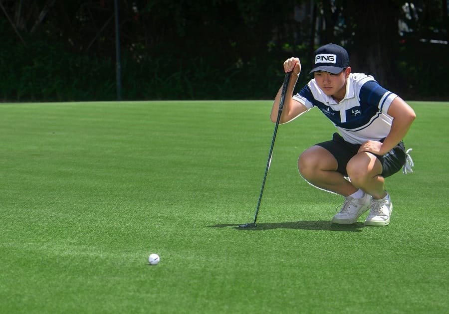 Nguyen Anh Minh is still the Vietnamese golfer with the best ranking despite falling in the world. Photo: VGA