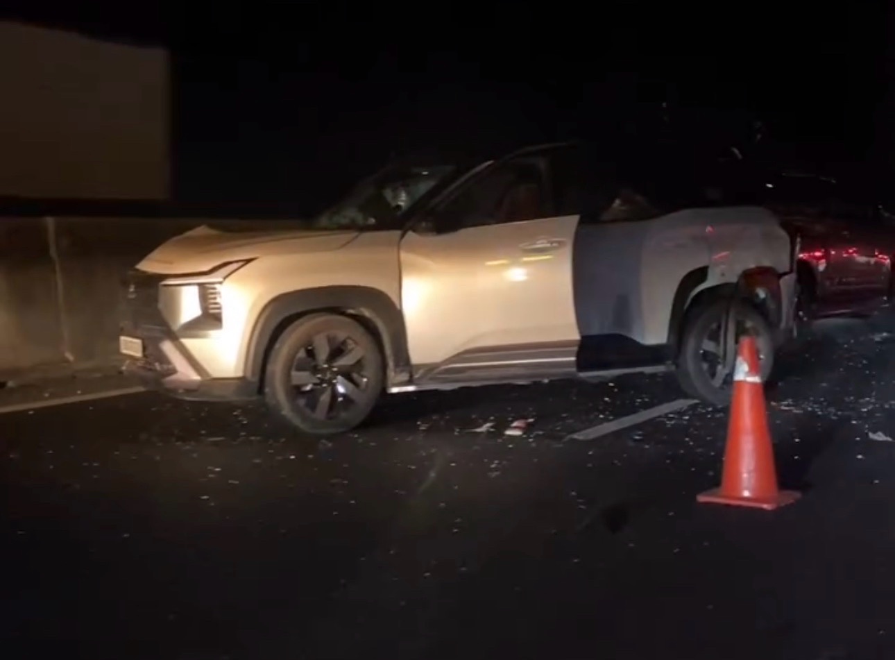 Hiện trường vụ tai nạn. Ảnh: Phạm Duy 