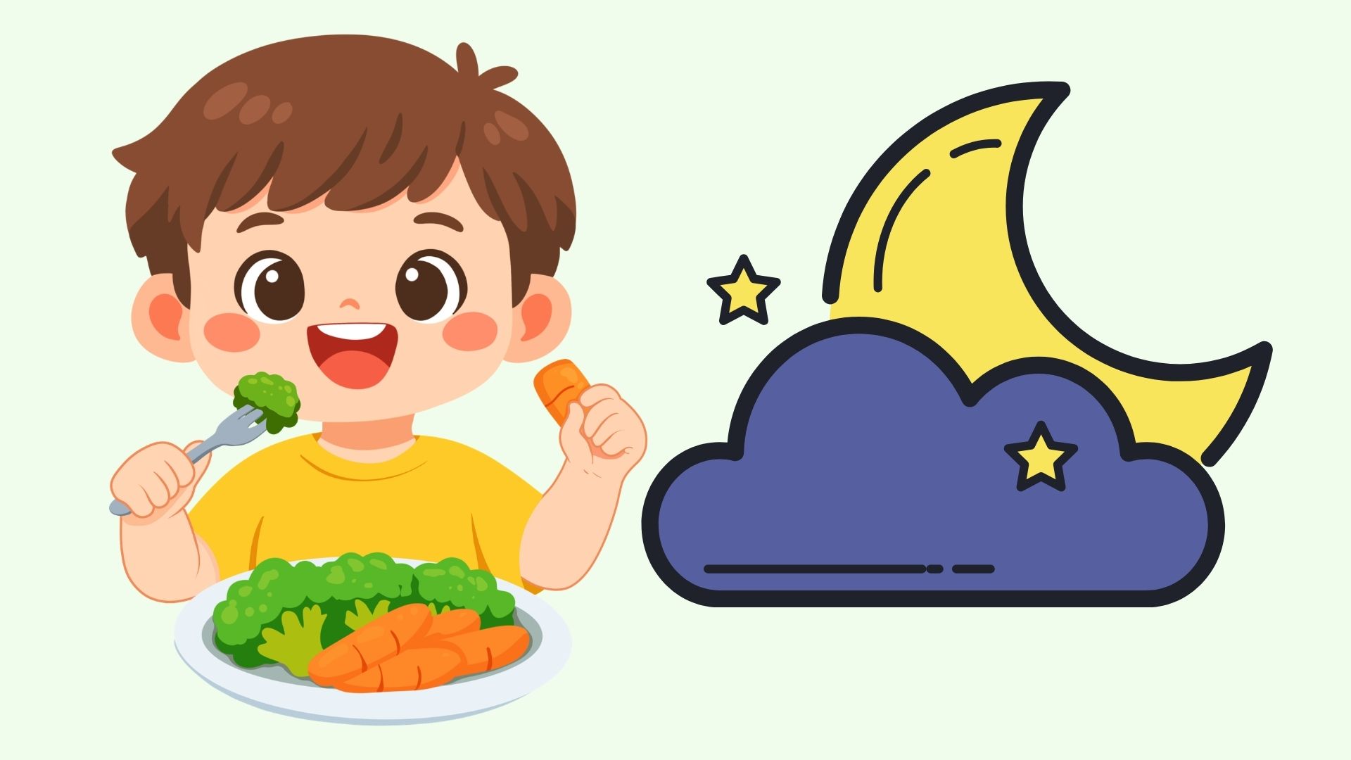 Safe weight loss with suitable foods before bedtime. Graphics: Linh Dan