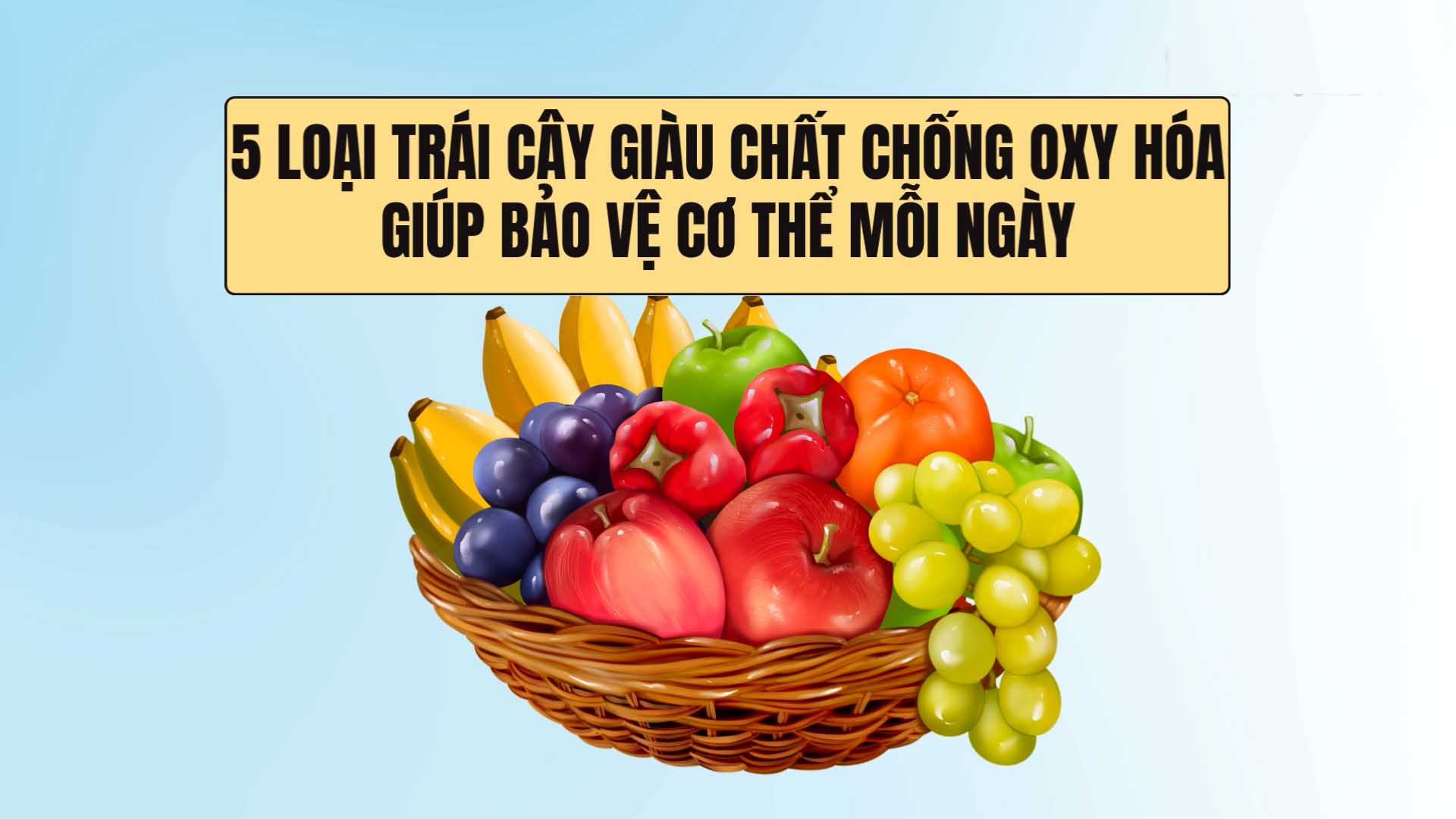 5 types of fruits rich in antioxidants that help protect the body every day