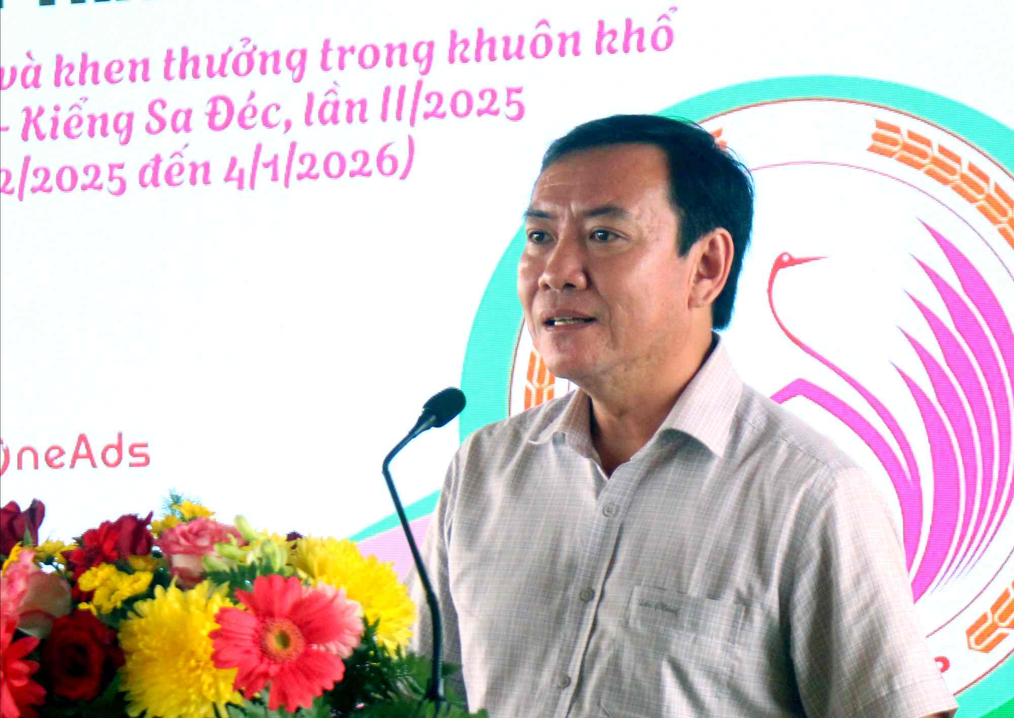 Mr. Le Ha Luan - Director of Dong Thap Department of Agriculture and Environment. Photo: Luc Tung