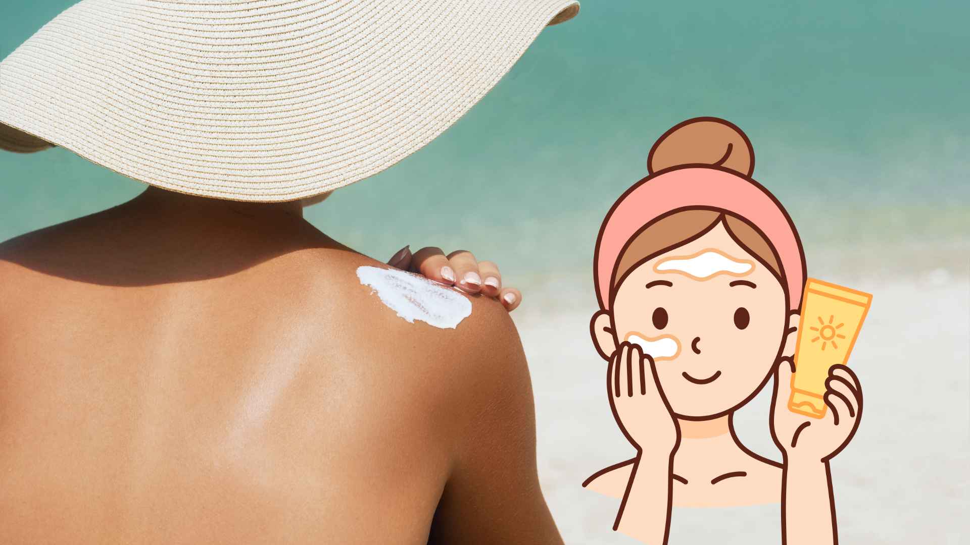 Doctors recommend applying sunscreen every day to help make the skin more beautiful. Graphic photo: Huong Son