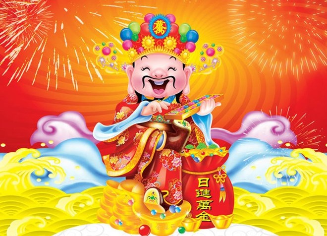 God of Wealth Day is a special day for traders and businesses. Photo: ST