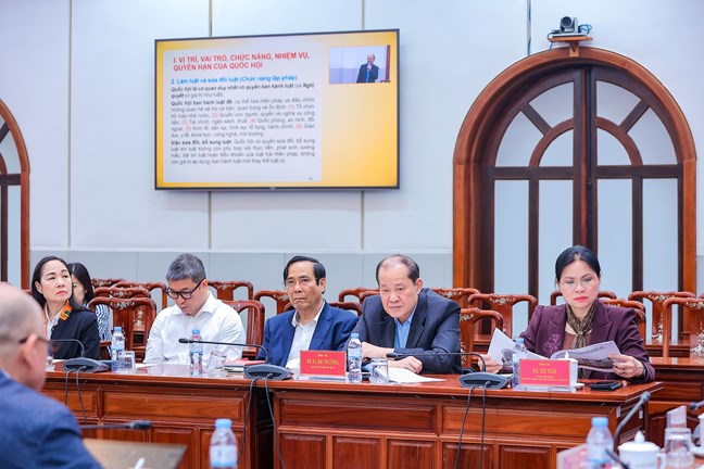 Người ứng cử đại biểu Quốc hội khóa XVI tại Hội nghị tập huấn ngày 24.2.2026 của Ủy ban Trung ương MTTQ Việt Nam. Ảnh: Hoài Nam 