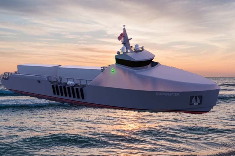 Modular, flexible self-propelled design and safety network help STEAMRACER warships meet strategic requirements in many regions around the world. Graphics: Cat Tien