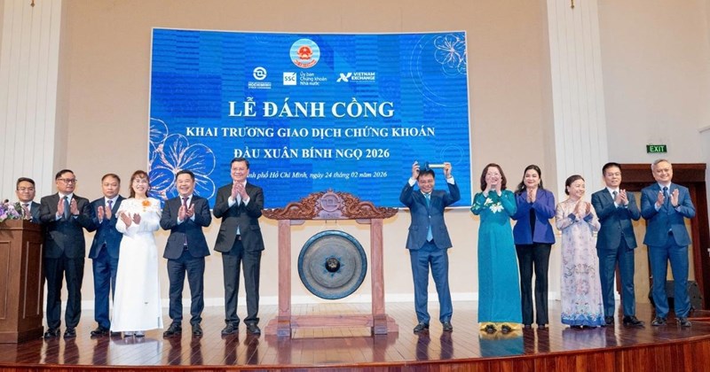 Khai mạc phiên giao dịch chứng khoán đầu xuân Bính Ngọ 2026
