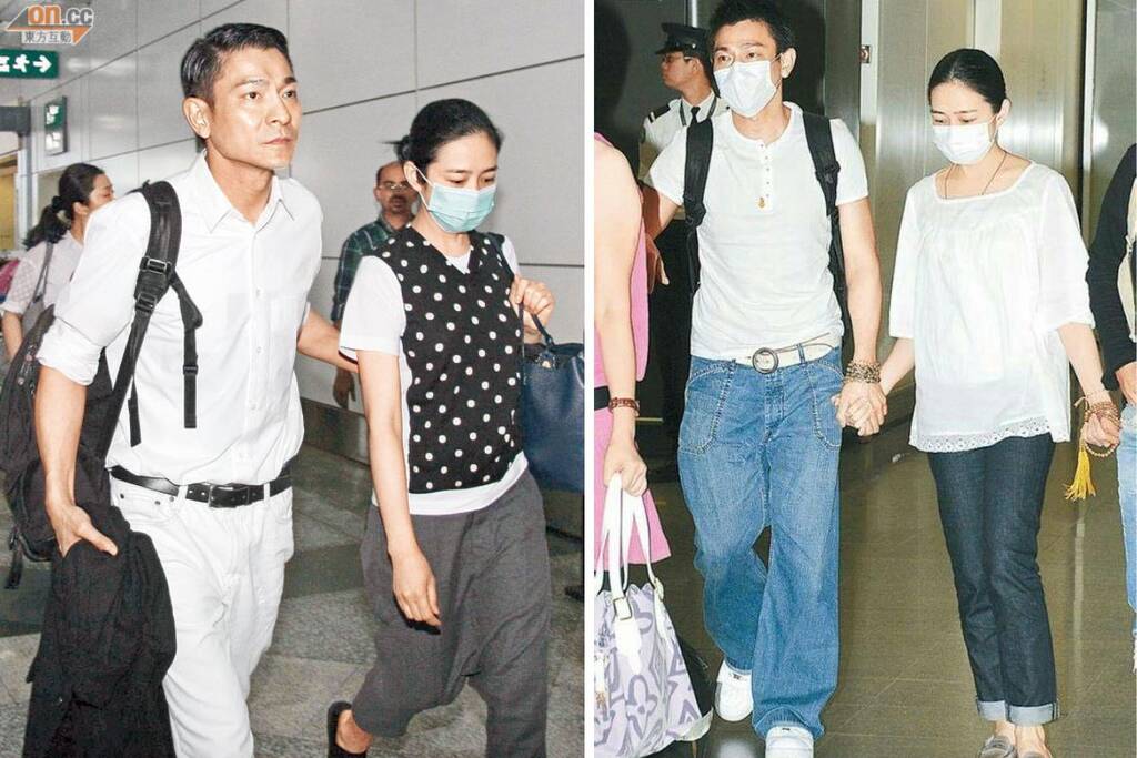 Lưu Đức Hoa và bà xã Chu Lệ Thiến thỉnh thoảng xuất hiện cùng nhau. Ảnh: Xinhua