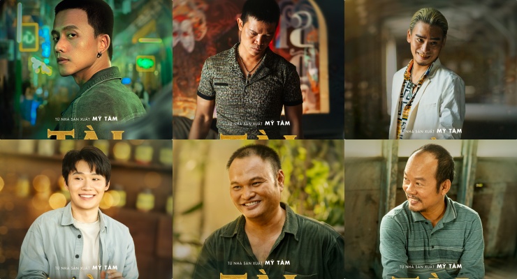 The cast in My Tam's movie. Photo: Film crew.