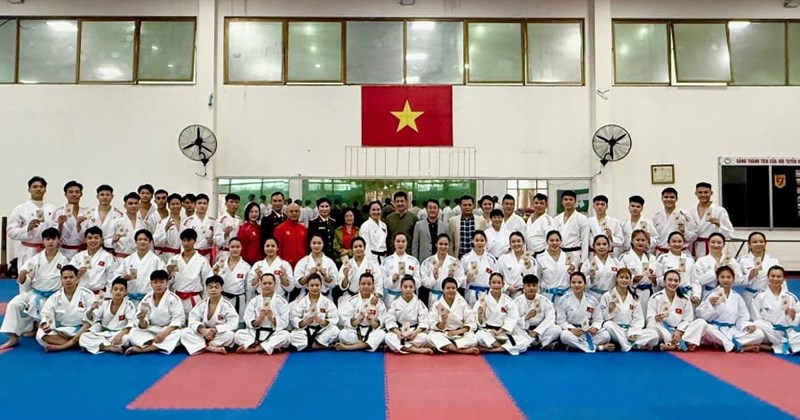 Karate Việt Nam tập luyện sau Tết, hướng tới giải quốc tế