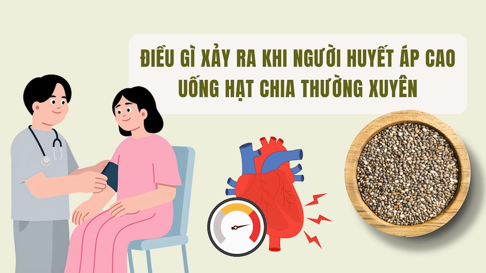 What happens when people with high blood pressure drink chia seeds regularly