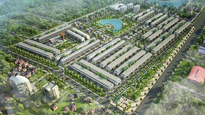 Perspective of Kosy new urban area project, Bac Giang ward, Bac Ninh province. Photo: Investor