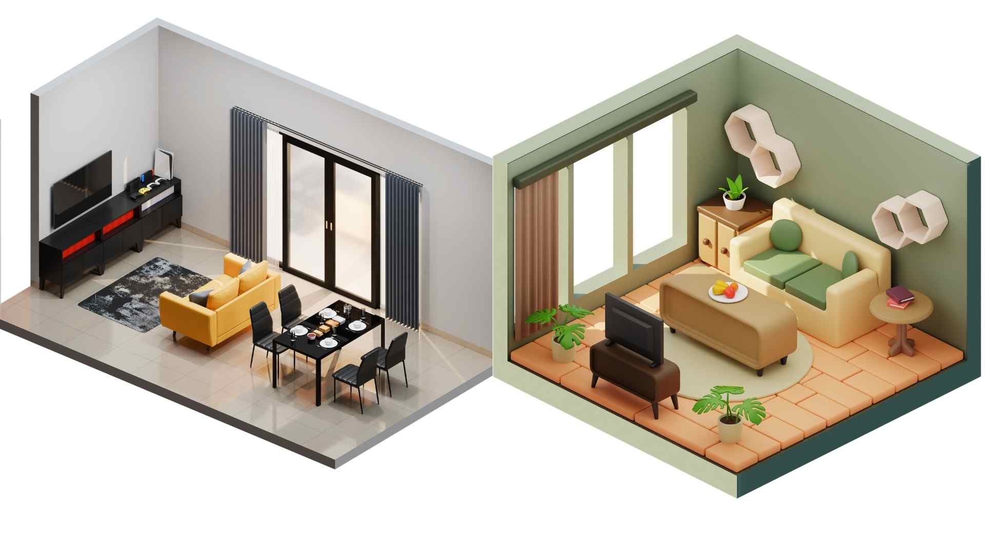 The ideal living room starts from the arrangement of furniture and lighting. Graphics: Ha May
