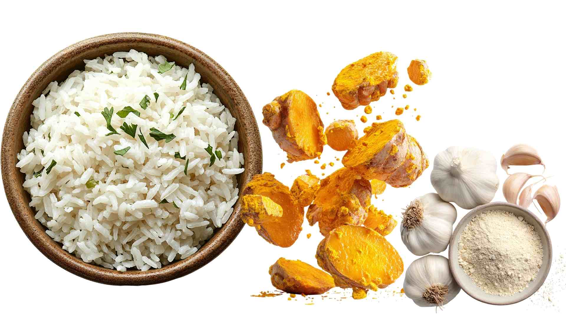 Add spices properly to slower absorb the starch. Graphics: Ha May