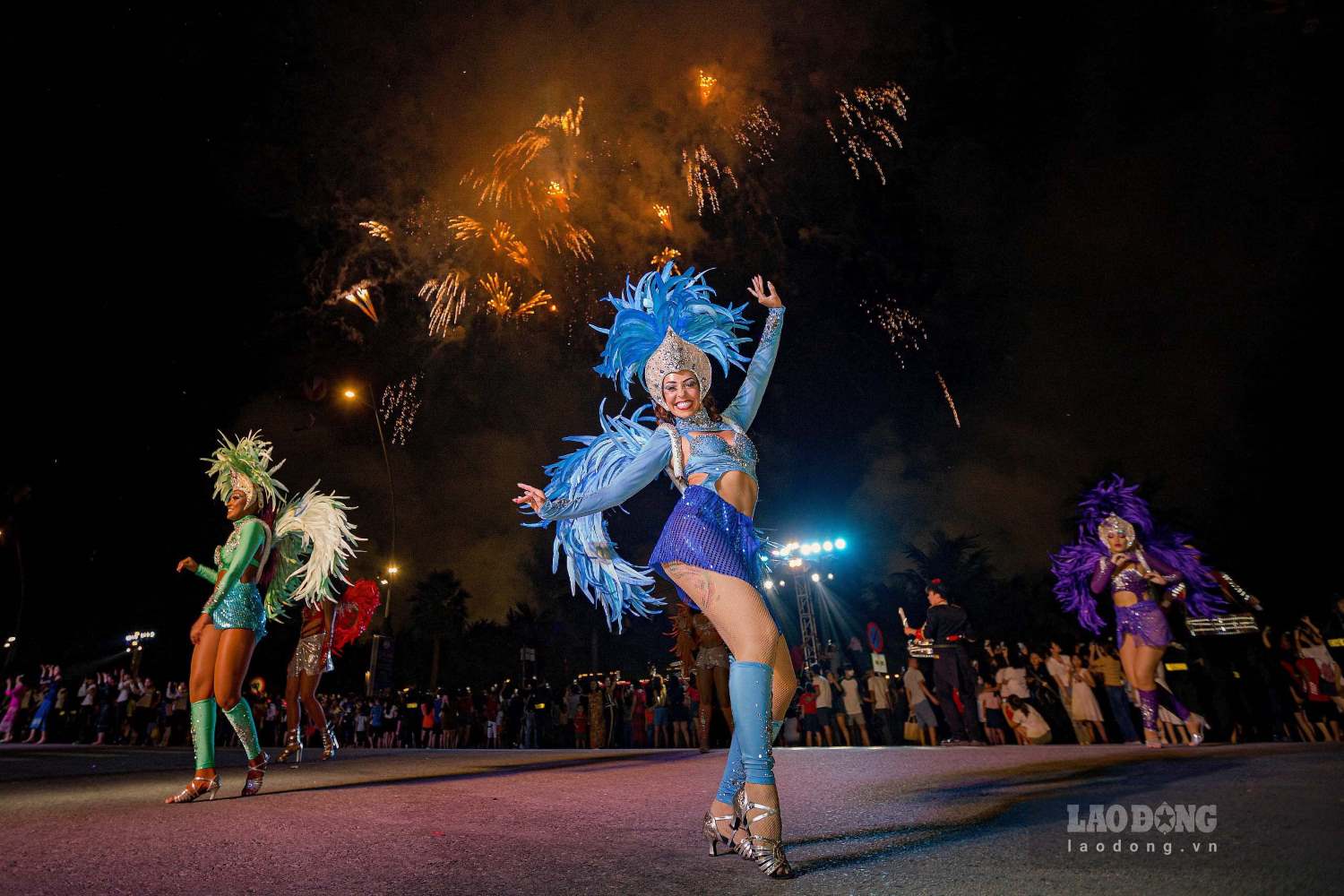 A performance in the opening program of Ha Long Carnival in previous years. Photo: Nguyen Hung