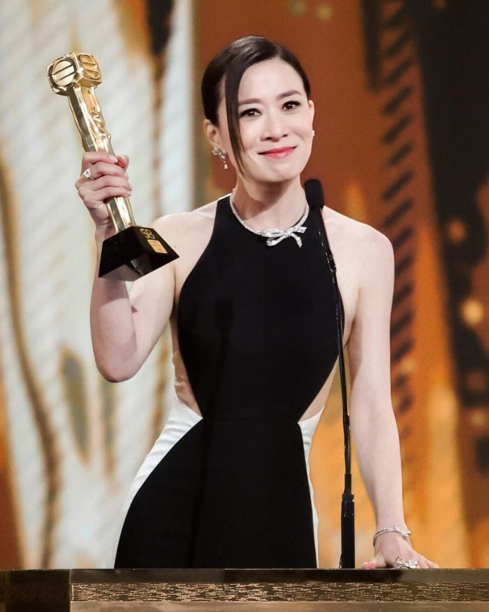 Xa Thi Mạn 4 lần đoạt giải Thị hậu TVB. Ảnh: Xinhua