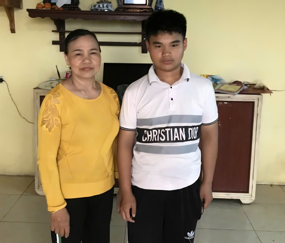 Only after a few years, the house of 4 people relied on each other, leaving only Tuan Anh, an orphan, leaving early in the morning... Photo: Family provided