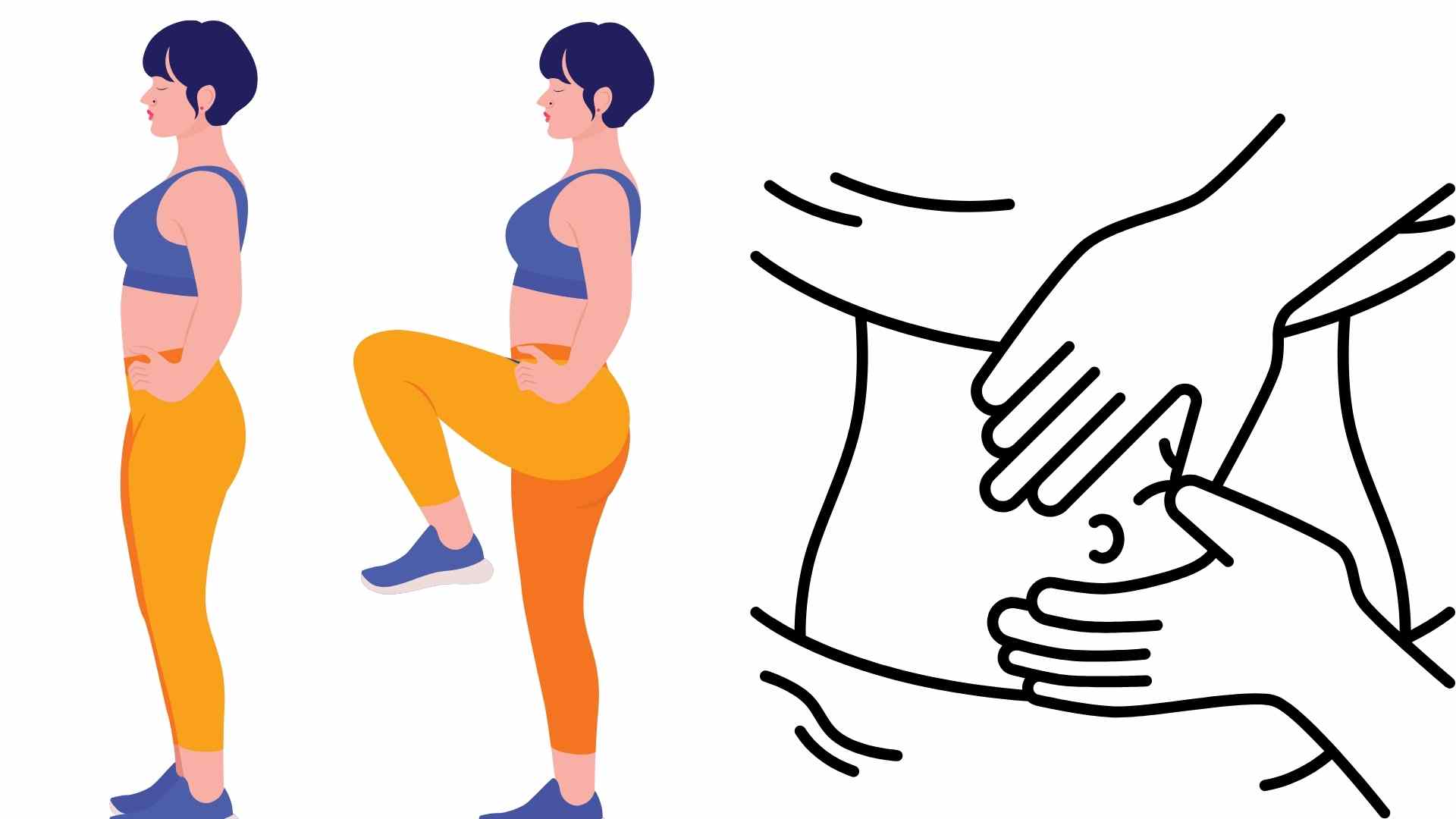 Some habits to help lighten your stomach. Graphics: Ha May