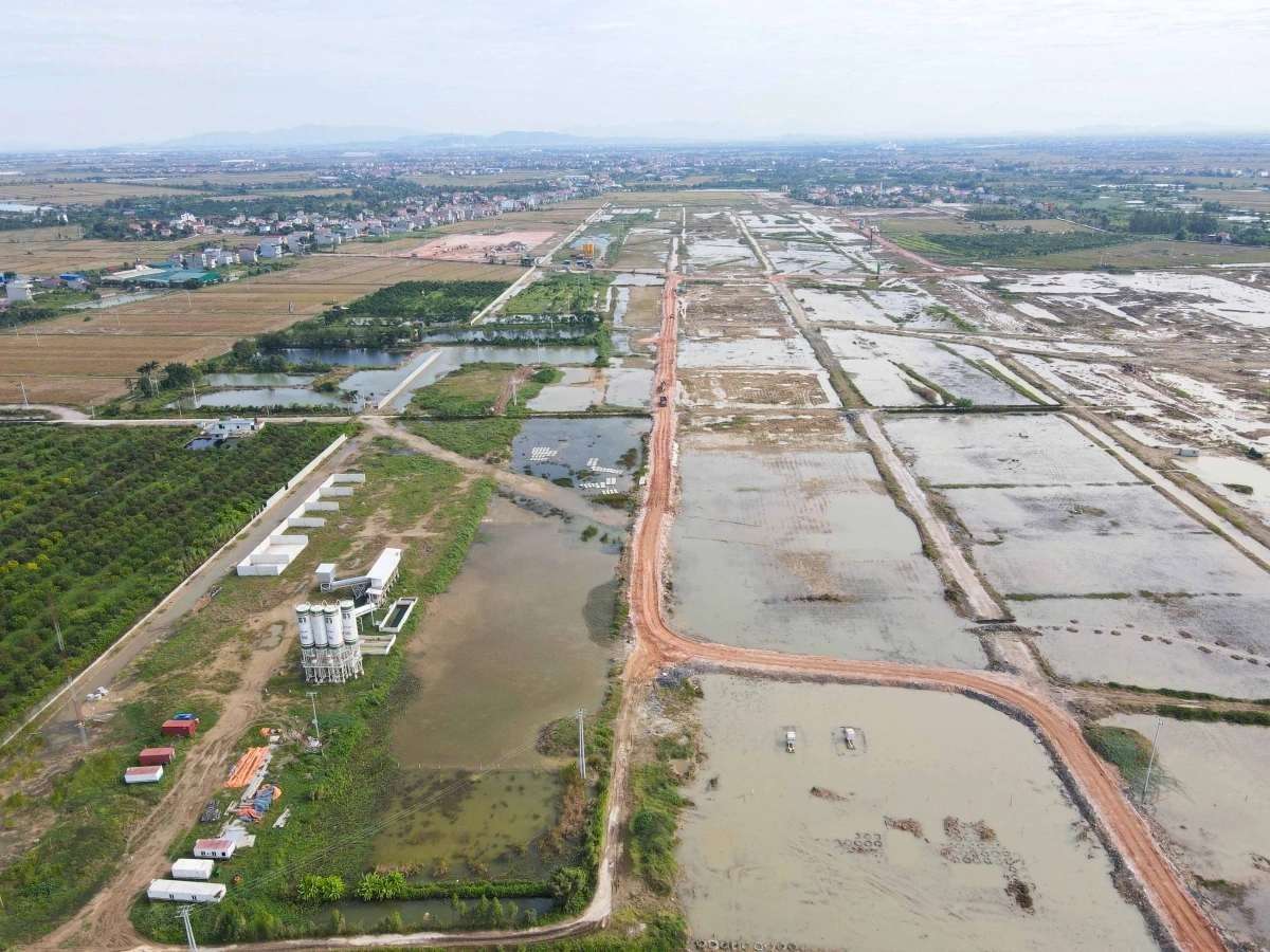 Gia Binh airport construction area (Bac Ninh). Photo: Van Truong