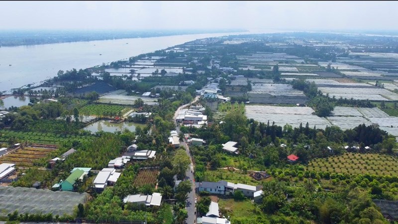 Tan Loc islet is peacefully beautiful from above
