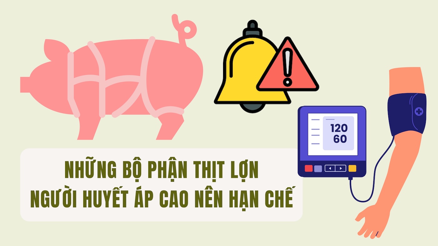 Pork parts that people with high blood pressure should limit