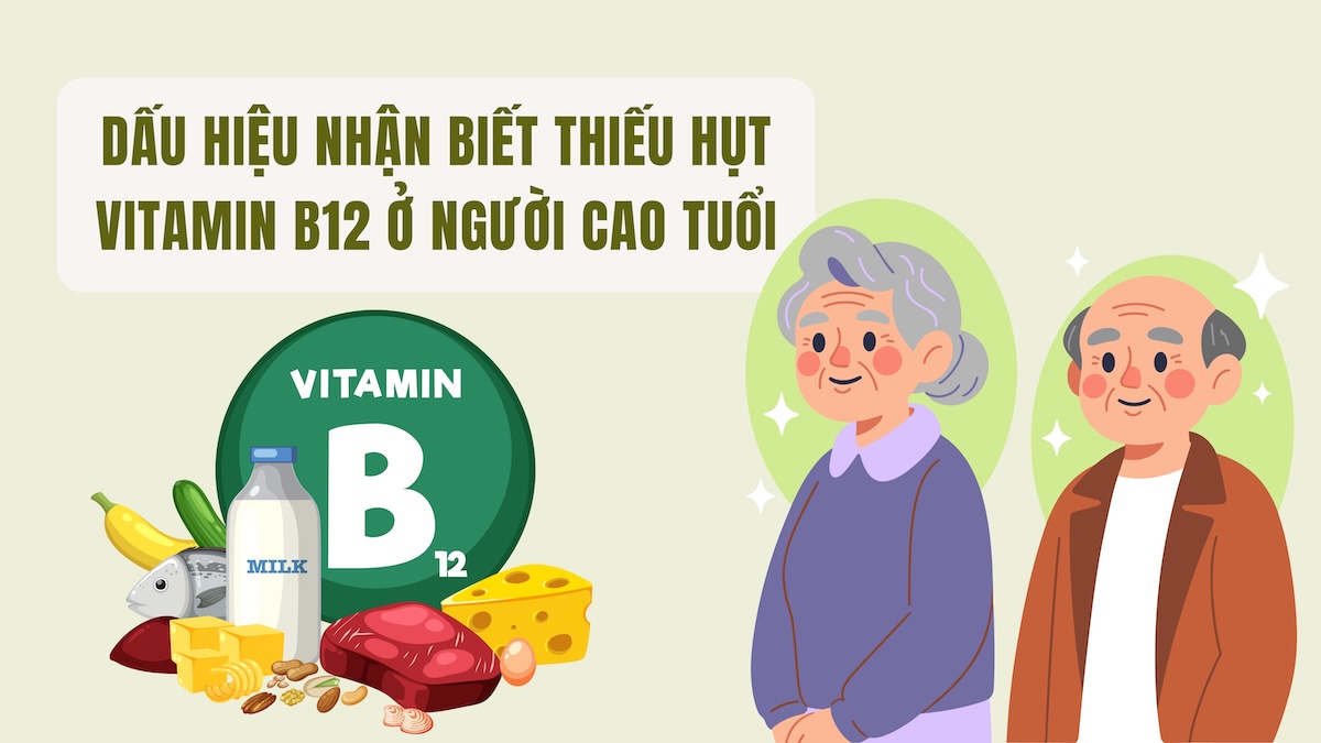 Signs of vitamin B12 deficiency in the elderly