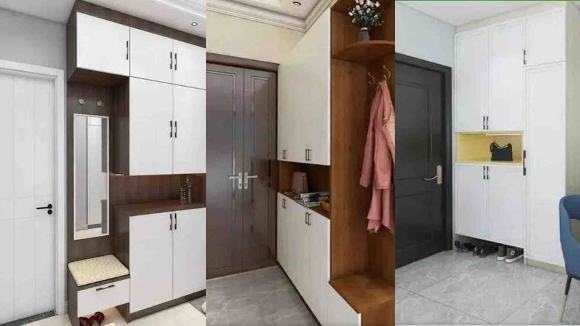 Smart entrance design for houses without lobby. Graphics: Ha May