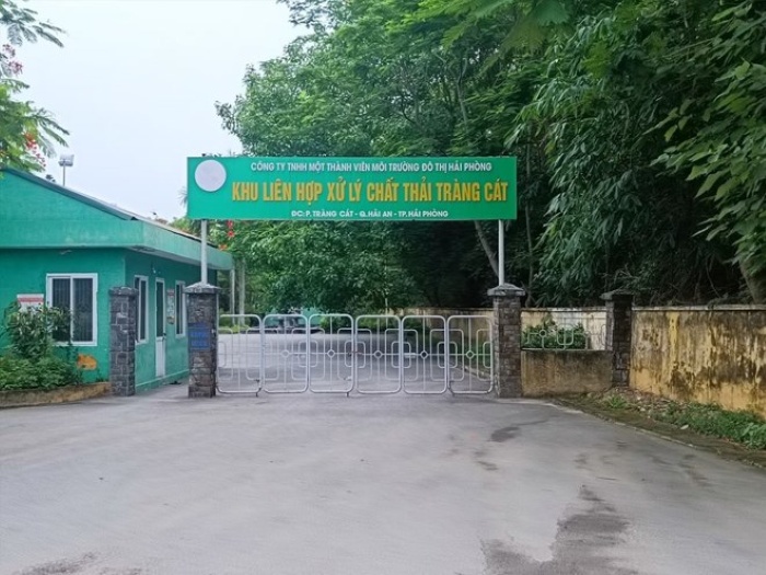 Nhà máy xử lý chất thải rắn Tràng Cát. Ảnh: Hoàng Khôi