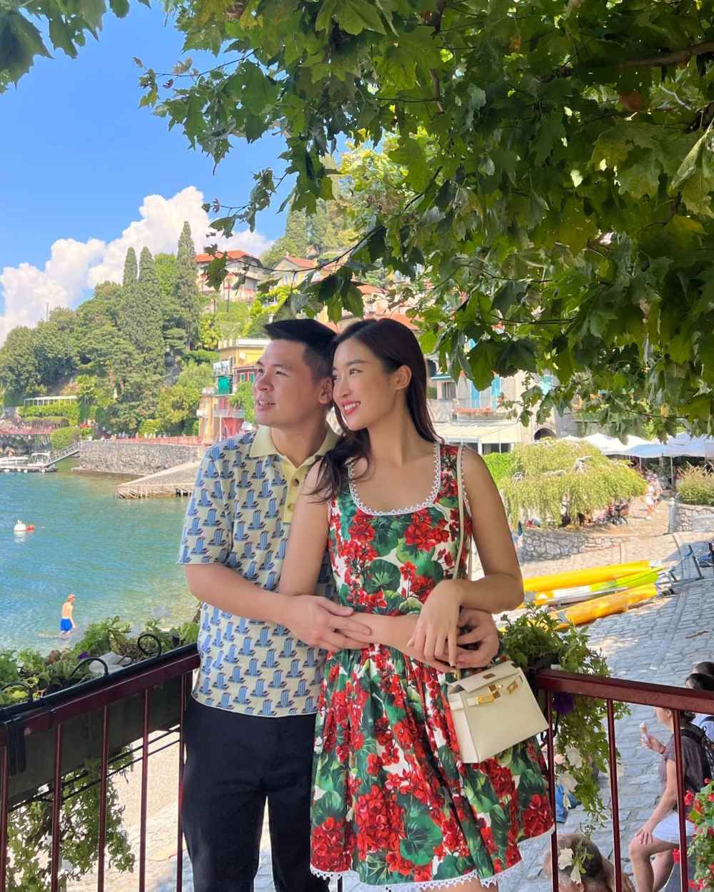 Sau khi lập gia đình, Hoa hậu Đỗ Mỹ Linh chọn cuộc sống kín tiếng. Ảnh: Cắt từ video.